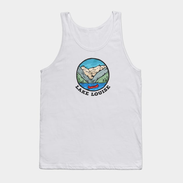 Lake Louise Tank Top by Whimzy Arts